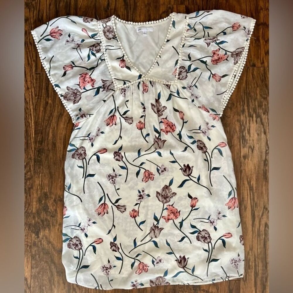 Boho DR2 DANIEL RAINN TENT DRESS FLORAL PRINT XS